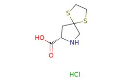 eMolecules​ Pharmablock / (8S)-14-dithia-7-azaspiro[4.4]nonane-8-carboxylic acidhydrochloride / 25mg / 784549019 / PBUB202-1 / 0.000 / 83552-41-4 / [null] / 241.750 / C7H12ClNO2S2