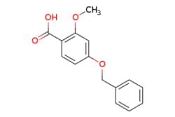 eMolecules​&nbsp;AOBChem USA / 4-(Benzyloxy)-2-methoxybenzoic acid / 250mg / 624123858 / 52490 /  / 85607-79-0 / MFCD06203640 / 258.273 / C15H14O4