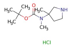 eMolecules​ Pharmablock / tert-butyl N-methyl-N-(3-methylpyrrolidin-3-yl)carbamatehydrochloride