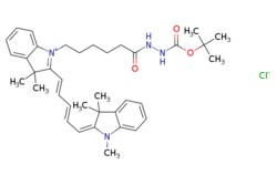 eMolecules​&nbsp;Broadpharm / Cy5 Boc-hydrazide / 1mg / 296213683 / BP-22573 / 96.000 /  / MFCD28385490 / 633.270 / C37H49ClN4O3
