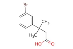 eMolecules​&nbsp;ChemScene / 3-(3-Bromophenyl)-3-methylbutanoic acid / 100mg / 788448823 / CS-0625916 / 0.000 / 42288-04-0 / MFCD16330765 / 257.127 / C11H13BrO2