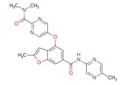 eMolecules​ Medchem Express / Nerigliatin / 5mg / 485251282 / HY-108328 /  / 1245603-92-2 / MFCD26960571 / 432.440 / C22H20N6O4