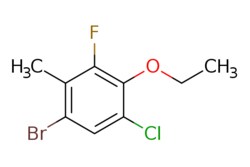 eMolecules​ AOBChem USA / 1-Bromo-5-chloro-4-ethoxy-3-fluoro-2-methylbenzene / 250mg / 716953903 / 64513 /  / 2807443-51-0 / [null] / 267.520 / C9H9BrClFO
