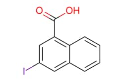 eMolecules​ Pharmablock / 3-iodonaphthalene-1-carboxylic acid / 25mg / 586151636 / PBW0251 / 0.000 / 91059-40-4 / MFCD17012426 / 298.079 / C11H7IO2
