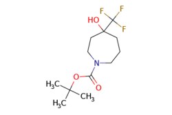 eMolecules​&nbsp;AstaTech / 4-HYDROXY-4-TRIFLUOROMETHYL-AZEPANE-1-CARBOXYLIC ACID TERT-BUTYL ESTER / 0.1g / 268501511 / 72694 / 95.000 / 1334495-40-7 / MFCD20232851 / 283.291 / C12H20F3NO3