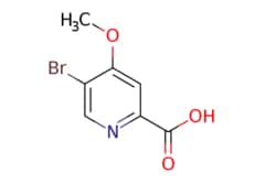 eMolecules​&nbsp;Pharmablock / 5-bromo-4-methoxypyridine-2-carboxylic acid / 25mg / 788511167 / PBLJ18299 / 0.000 / 1211586-66-1 / MFCD18257512 / 232.033 / C7H6BrNO3