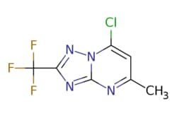eMolecules​&nbsp;AstaTech / 7-CHLORO-5-METHYL-2-(TRIFLUOROMETHYL)-[124]TRIAZOLO[15-A]PYRIMIDINE / 0.1g / 794181948 / 78133 / 95.000 / 885461-50-7 / MFCD06243108 / 236.580 / C7H4ClF3N4