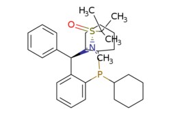 eMolecules​ 2565792-19-8 | Ambeed | (R)-N-((R)-(2-(Dicyclohexylphosphino)phenyl)(phenyl)methyl)-N2-dimethylpropane-2-sulfinamide