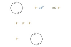 eMolecules​ Ambeed / Bis(15-cyclooctadiene)rhodium(I) hexafluoroantimonate / 100mg / 784394124 / A113671 /  / 130296-28-5 / MFCD11113031 / 555.024 / C16H24F6RhSb