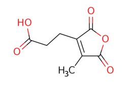 eMolecules​&nbsp;487-66-1 | 2,5-DIHYDRO-4-METHYL-2,5-DIOXO-3-FURANPROPANOIC ACID | AstaTech | MFCD18252872 | 184.147 | C8H8O5 | 97.000 | CC1=C(CCC(O)=O)C(=O)OC1=O | 0.25g | 481533754
