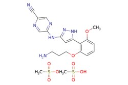 eMolecules​&nbsp;1234015-58-7 | Medchem Express |  Prexasertib (dimesylate) |  5mg | 532149393 | HY-18174E | 557.6 |  C20H27N7O8S2