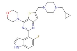eMolecules​&nbsp;955977-50-1 | Medchem Express |  PI-3065 |  5mg | 446260863 | HY-12235 | MFCD28167771 | 506.64 |  C27H31FN6OS