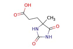 eMolecules​&nbsp;JW PharmLab LLC / 3-(4-Methyl-25-dioxo-imidazolidin-4-yl)-propionic acid / 50mg / 716241727 / 40R0182 / 97.000 / 43189-50-0 / MFCD08445781 / 186.167 / C7H10N2O4