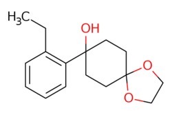 eMolecules​ AOBChem USA / 8-(2-ethylphenyl)-14-dioxaspiro[4.5]decan-8-ol