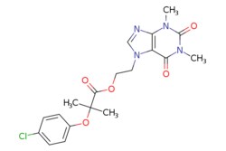 eMolecules​ Medchem Express / Etofylline clofibrate / 10mg / 515743896 / HY-107348 /  / 54504-70-0 / MFCD00865733 / 420.850 / C19H21ClN4O5