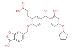 eMolecules​ Medchem Express / T-5224 / 5mg / 446260892 / HY-12270 /  / 530141-72-1 / MFCD08272618 / 517.534 / C29H27NO8