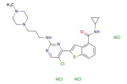 eMolecules​&nbsp;946518-60-1 | Medchem Express |  LY2409881 (trihydrochloride) |  5mg | 415688794 | HY-B0788A | MFCD28900676 | 594.42 |  C24H32Cl4N6OS