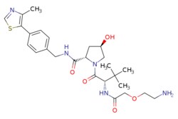 eMolecules​ Ambeed / (2S4R)-1-((S)-2-(2-(2-Aminoethoxy)acetamido)-33-dimethylbutanoyl)-4-hydroxy-N-(4-(4-methylthiazol-5-yl)benzyl)pyrrolidine-2-carboxamide