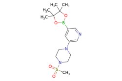 eMolecules​ ChemScene / 1-(Methylsulfonyl)-4-(5-(4455-tetramethyl-132-dioxaborolan-2-yl)pyridin-3-yl)piperazine
