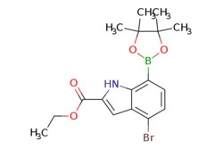 eMolecules​ Ambeed / Ethyl 4-bromo-7-(4455-tetramethyl-132-dioxaborolan-2-yl)-1H-indole-2-carboxylate
