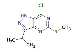 eMolecules​ Pharmablock / 7-chloro-3-isopropyl-5-methylsulfanyl-1H-pyrazolo[43-d]pyrimidine