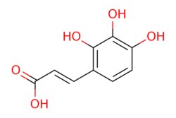 eMolecules​ AstaTech / 3-(234-TRIHYDROXY-PHENYL)-ACRYLIC ACID / 0.25g / 290671881 / P10242 / 95.000 / 13058-13-4 / MFCD03002815 / 196.158 / C9H8O5