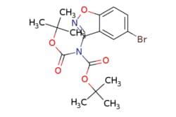 eMolecules​ Synthonix / tert-butyl N-(5-bromo-12-benzoxazol-3-yl)-N-[(tert-butoxy)carbonyl]carbamate