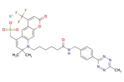 eMolecules​&nbsp;Broadpharm / BP Fluor 430 tetrazine / 1mg / 761705809 / BP-28946 /  /  / [null] / 724.800 / C32H32F3KN6O6S