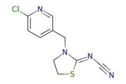 eMolecules​&nbsp;AstaTech / (3-((6-CHLORO-3-PYRIDINYL)METHYL)-2-THIAZOLIDINYLIDENE)CYANAMIDE / 0.25g / 248482997 / 41162 / 98.000 / 111988-49-9 / MFCD09028056 / 252.720 / C10H9ClN4S