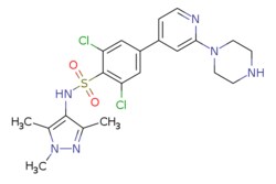 eMolecules​ Medchem Express / DDD85646 / 1mg / 716993995 / HY-103056 /  / 1215010-55-1 / [null] / 495.420 / C21H24Cl2N6O2S