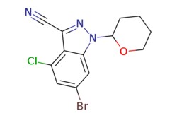 eMolecules​ Pharmablock / 6-bromo-4-chloro-1-tetrahydropyran-2-yl-indazole-3-carbonitrile
