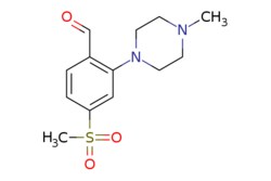 eMolecules​ AstaTech / 2-(4-METHYL-1-PIPERAZINYL)-4-(METHYLSULFONYL)BENZALDEHYDE / 0.25g / 411872674 / AC1425 / 95.000 / 1197193-37-5 / MFCD13191599 / 282.360 / C13H18N2O3S