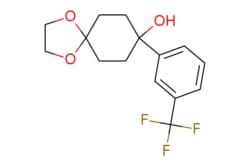 eMolecules​&nbsp;AOBChem USA / 8-(3-(trifluoromethyl)phenyl)-14-dioxaspiro[4.5]decan-8-ol / 250mg / 784410254 / 129978 /  / 1466429-14-0 / [null] / 302.293 / C15H17F3O3