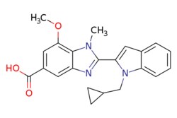 eMolecules​ AstaTech / 2-(1-(CYCLOPROPYLMETHYL)-1H-INDOL-2-YL)-7-METHOXY-1-METHYL-1H-BENZO[D]IMIDAZOLE-5-CARBOXYLIC