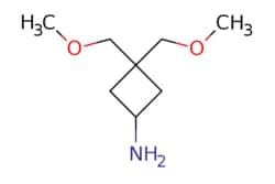 eMolecules​ Pharmablock / 33-bis(methoxymethyl)cyclobutan-1-amine / 25mg / 687443704 / PBZ5745 / 0.000 / 2168693-38-5 / [null] / 159.229 / C8H17NO2