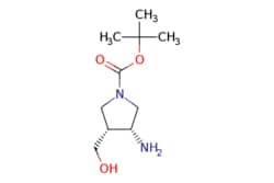 eMolecules​&nbsp;AstaTech / TERT-BUTYL (3R4R)-3-AMINO-4-(HYDROXYMETHYL)PYRROLIDINE-1-CARBOXYLATE / 0.1g / 798867673 / P16758 / 95.000 / 1207853-71-1 / MFCD12031285 / 216.281 / C10H20N2O3