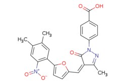 eMolecules​&nbsp;Medchem Express / C646 / 10mg / 446263588 / HY-13823 /  / 328968-36-1 / MFCD06125650 / 445.431 / C24H19N3O6