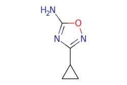 eMolecules​&nbsp;AstaTech / 3-CYCLOPROPYL-124-OXADIAZOL-5-AMINE / 0.25g / 449766554 / F52121 / 95.000 / 302842-68-8 / MFCD11847818 / 125.131 / C5H7N3O