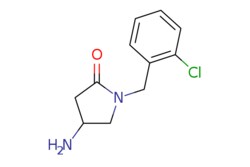 eMolecules​&nbsp;AstaTech / 4-AMINO-1-[(2-CHLOROPHENYL)METHYL]PYRROLIDIN-2-ONE / 0.25g / 290674719 / P11371 / 95.000 / 1114822-42-2 / MFCD12190575 / 224.690 / C11H13ClN2O