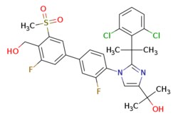 eMolecules​&nbsp;Medchem Express / XL041 / 1mg / 446257510 / HY-101973 /  / 1256918-39-4 / [null] / 609.510 / C29H28Cl2F2N2O4S