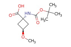 eMolecules​ Pharmablock / trans-1-(tert-butoxycarbonylamino)-3-methoxy-cyclobutanecarboxylic