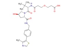 eMolecules​ 2172820-07-2 | Ambeed | 3-(3-(((S)-1-((2S4R)-4-Hydroxy-2-((4-(4-methylthiazol-5-yl)benzyl)carbamoyl)pyrrolidin-1-yl)-33-dimethyl-1-oxobutan-2-yl)amino)-3-oxopropoxy)propanoic