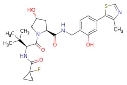 eMolecules​ 2306193-99-5 | Ambeed | (2S4R)-1-((S)-2-(1-Fluorocyclopropanecarboxamido)-33-dimethylbutanoyl)-4-hydroxy-N-(2-hydroxy-4-(4-methylthiazol-5-yl)benzyl)pyrrolidine-2-carboxamide