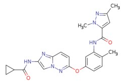 eMolecules​&nbsp;Medchem Express / TAK-593 / 5mg / 446265822 / HY-15506 /  / 1005780-62-0 / MFCD23160045 / 445.483 / C23H23N7O3