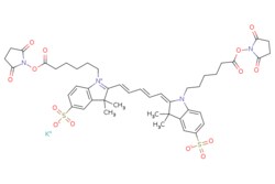 eMolecules​&nbsp;Broadpharm / Sulfo-Cy5 bis-NHS ester / 1mg / 761705599 / BP-28889 /  / 252255-42-8 / [null] / 975.140 / C45H51KN4O14S2