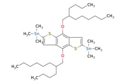 eMolecules​&nbsp;ChemScene / (48-Bis((2-butyloctyl)oxy)benzo[12-b45-b]dithiophene-26-diyl)bis(trimethylstannane) / 100mg / 601110385 / CS-0167950 / 0.000 / 1271439-08-7 / [null] / 884.540 / C40H70O2S2Sn2