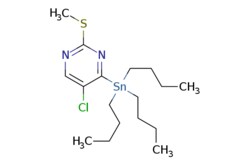 eMolecules​&nbsp;123061-47-2 | 5-Chloro-2-(methylthio)-4-(tributylstannyl)pyrimidine | Synthonix - Stock | MFCD01318962 | 449.670 | C17H31ClN2SSn | 97.000 | CCCC[Sn](CCCC)(CCCC)c1nc(SC)ncc1Cl | 500mg | 525913697