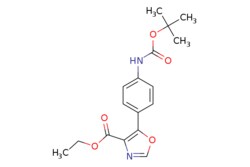 eMolecules​ AstaTech / ETHYL 5-[(4-N-BOC-AMINO)PHENYL]-13-OXAZOLE-4-CARBOXYLATE