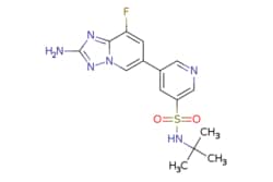 eMolecules​&nbsp;Medchem Express / CZC24832 / 5mg / 446265371 / HY-15294 /  / 1159824-67-5 / MFCD22417090 / 364.400 / C15H17FN6O2S