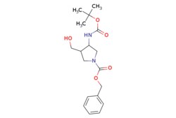 eMolecules​ ChemScene / Benzyl3-((tert-Butoxycarbonyl)amino)-4-(hydroxymethyl)pyrrolidine-1-carboxylate